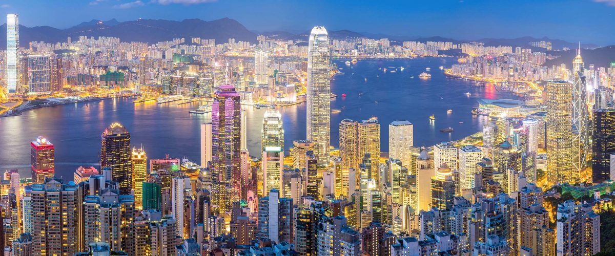 صورة توضح المظهر الجمالي لمدينة هونج كونج